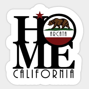 HOME Arcata California Sticker